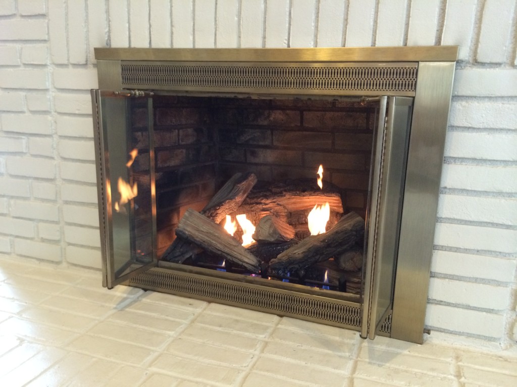 We converted our fireplace to a ventless gas fireplace. It warms our large great room yet doesn't rob the rest of the house of heat. Love it for cold winter days. So easy to operate with a simple use of a remote control!