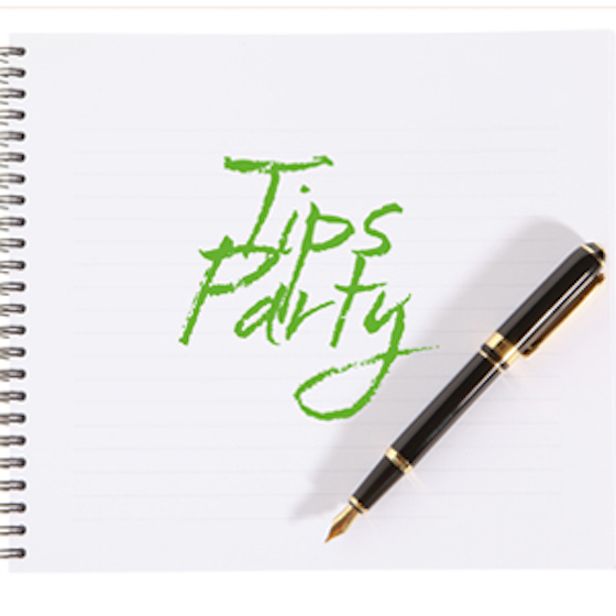 How to host a tips party