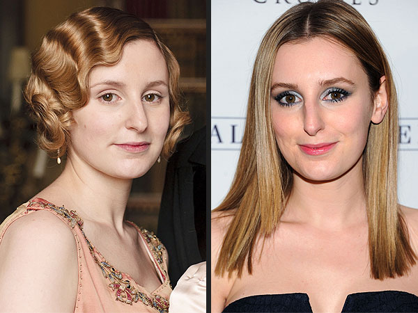 Edith in Downton Abby and in real life