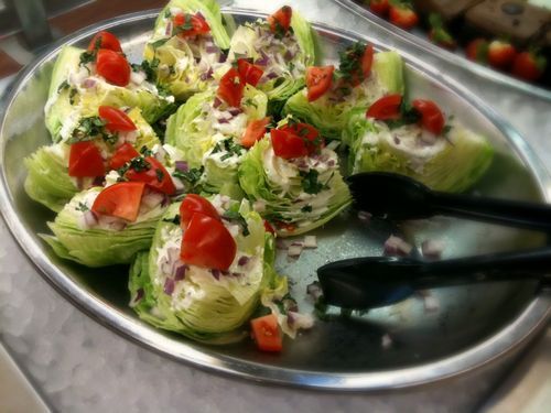mini wedge salads