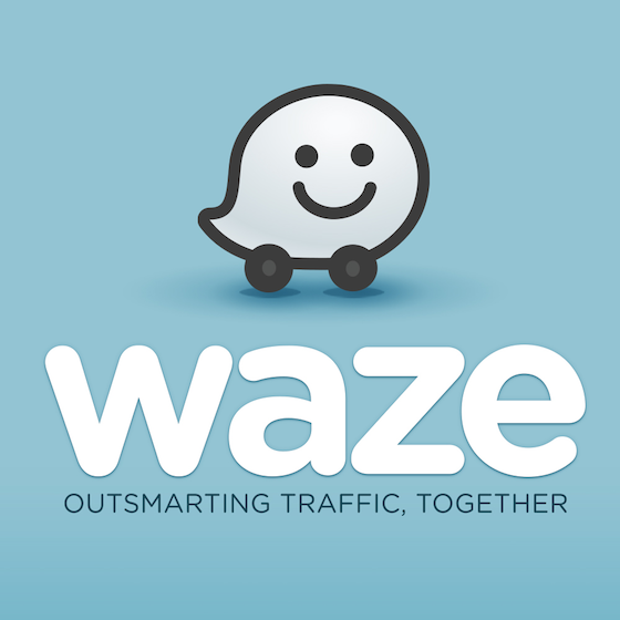 waze traffic app logo