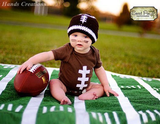 A collection of cute kids in Autumn scenes.  Such an adorable baby football player!