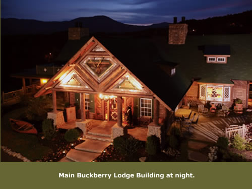Buckberry Lodge at Night