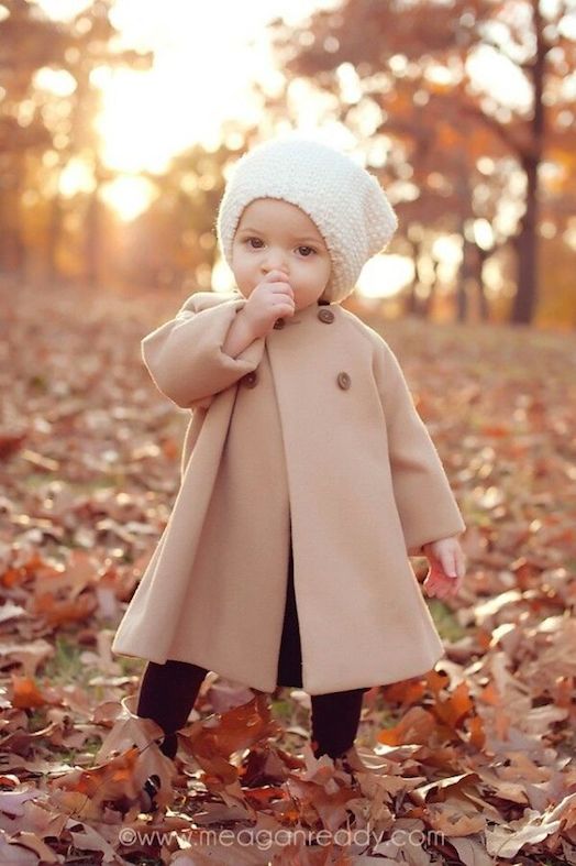 A collection of cute kids in Autumn scenes.  Love this little girl sucking her thumb.  So precious.