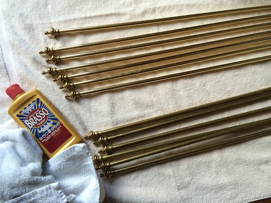 Brasso Cleaner and Brass Stair Rods