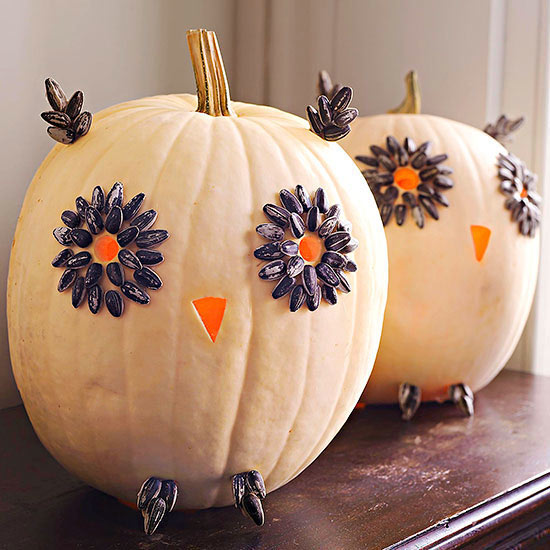 Owl Pumpkins for Halloween