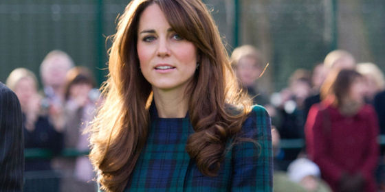 Kate Middleton in Tartan Plaid
