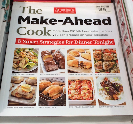 America's Test Kitchen Make-Ahead Cookbook