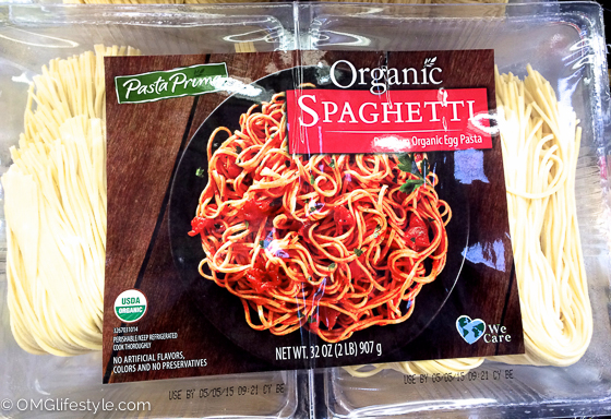 Costco Finds - Fresh Organic Spaghetti