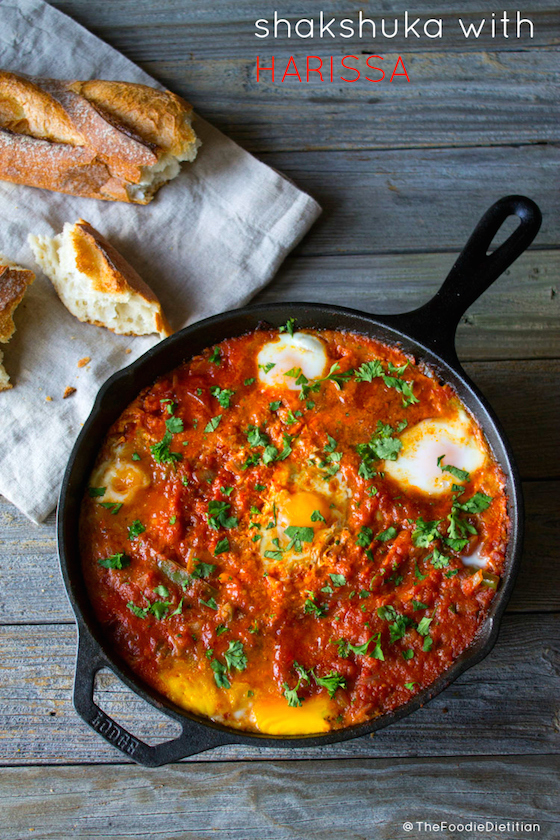Breakfast for Supper - Shakshuka with Harissa