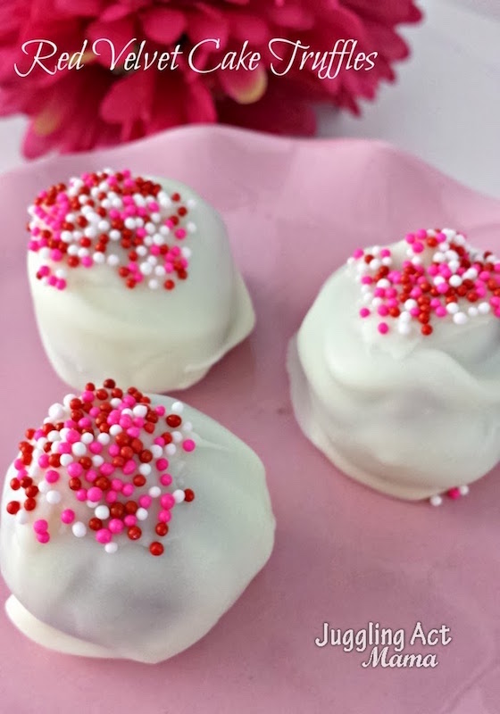 Red Velvet Cake Truffles/Cake Balls for Valentines Day