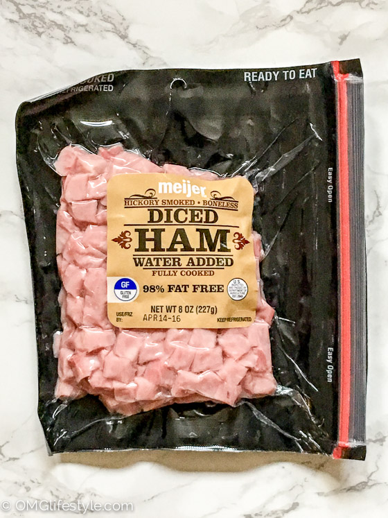 Cubed ham, ideal for red beans and rice