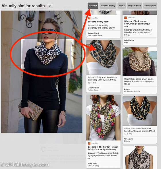 How to Use the Pinterest Visual Search Tool to find a specific item to buy