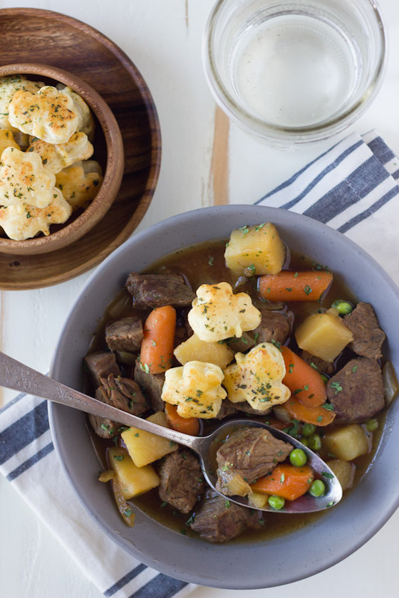 Irish Beef Stew With Shamrock Croutons