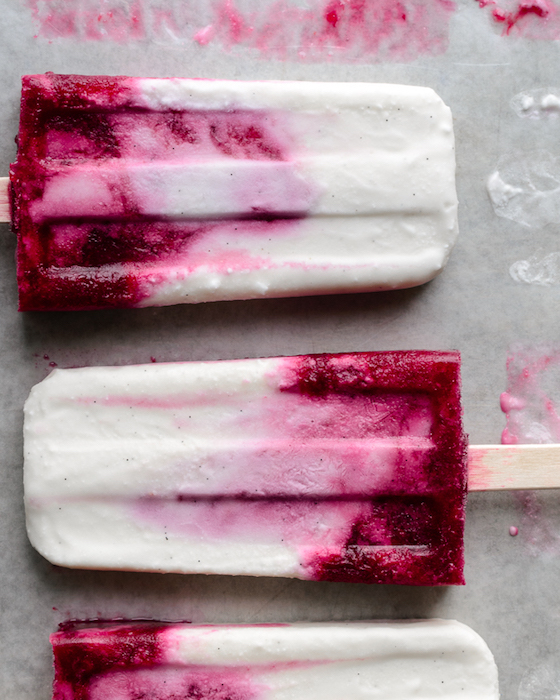 Creamy Coconut and Mixed Berry Popsicles | 10 Gourmet Popsicle Recipes