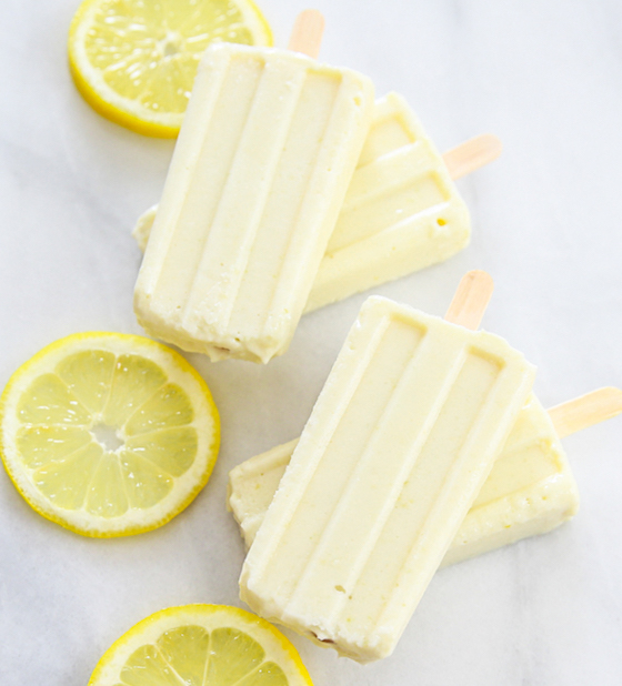 10 Gourmet Popsicle Recipes | Creamy Lemon Ice Pops 