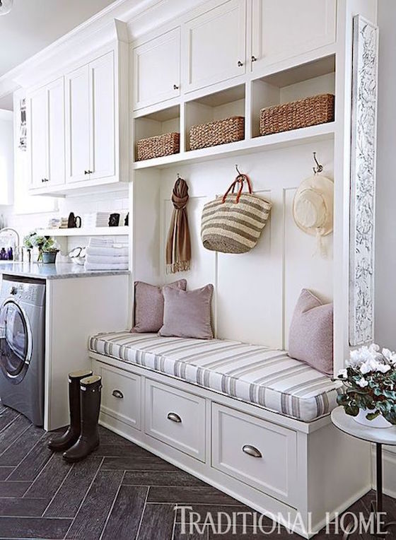 Mudroom and Laundry Room Combined