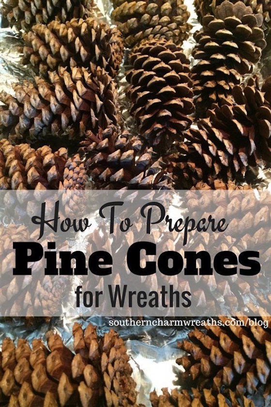 How to prepare pine cones for holiday decorations