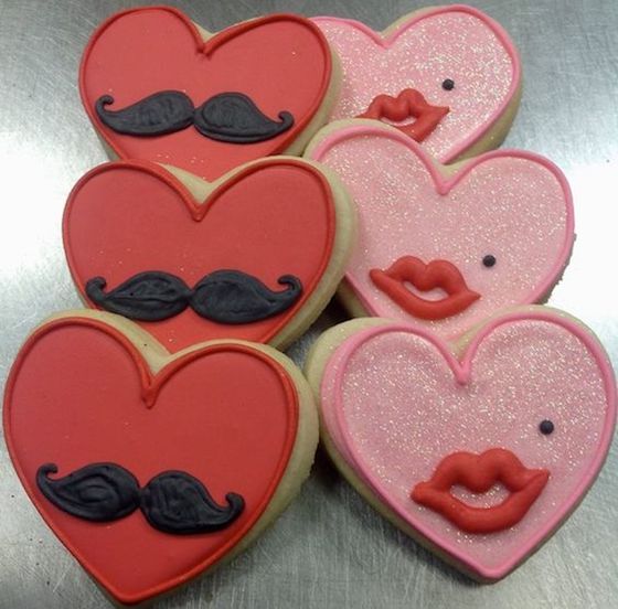 Heart Faced Cookies