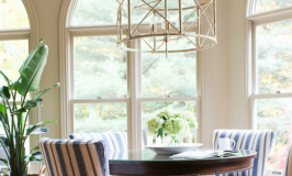 Before and After Game Table - One Room Challenge Final Reveal