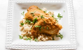 Coconut Curry Chicken over Brown Rice (1 of 1)