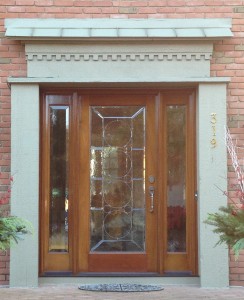 Beveled Glass Front Door