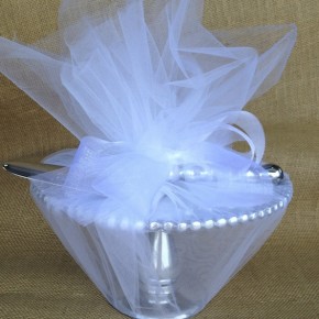 Wedding Gift Wrapped in Tulle