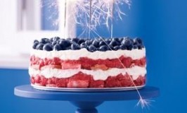 Sparkler Cake for Fourth of July