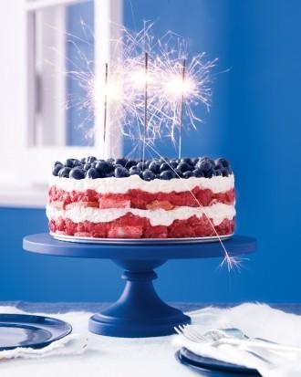 Sparkler Cake for Fourth of July
