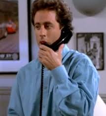 Jerry Seinfeld on phone with telemarketer