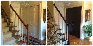 Before & After Foyer Steps and Doors