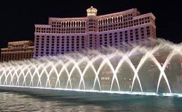 Bellagio Fountains at Night
