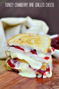 Turkey Cranberry Brie Grilled Cheese Sandwich