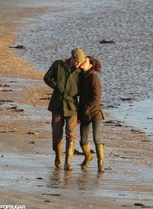 Will and Kate on the beach