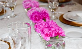 Pink Carnation Centerpiece for Mother's Day