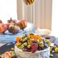 Dried Fruit and Pistachio Baked Brie