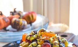 Dried Fruit and Pistachio Baked Brie