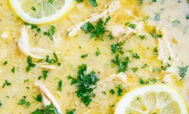 Avgolemeno Soup (Greek Lemon Chicken Soup)
