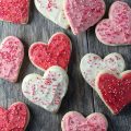 Valentine Cookies with Sprinkles