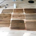 One Room Challenge - Selecting a Stain for Hardwood Floors