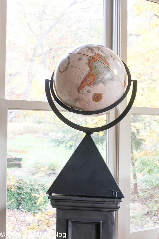 One Room Challenge - Globe for game night