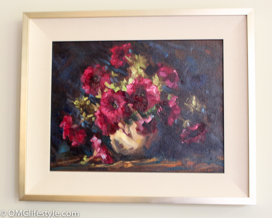 One Room Challenge - Great Room - Reframed Oil Painting (1 of 1)